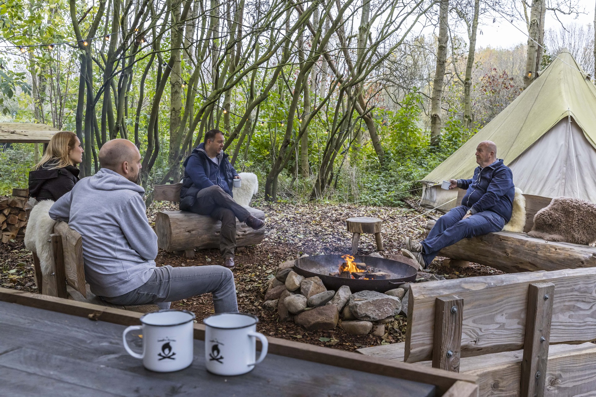 Bedrijfsevenement Campfire - Landgoed Vidaa