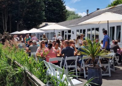 WOW bedrijfsfestival terras